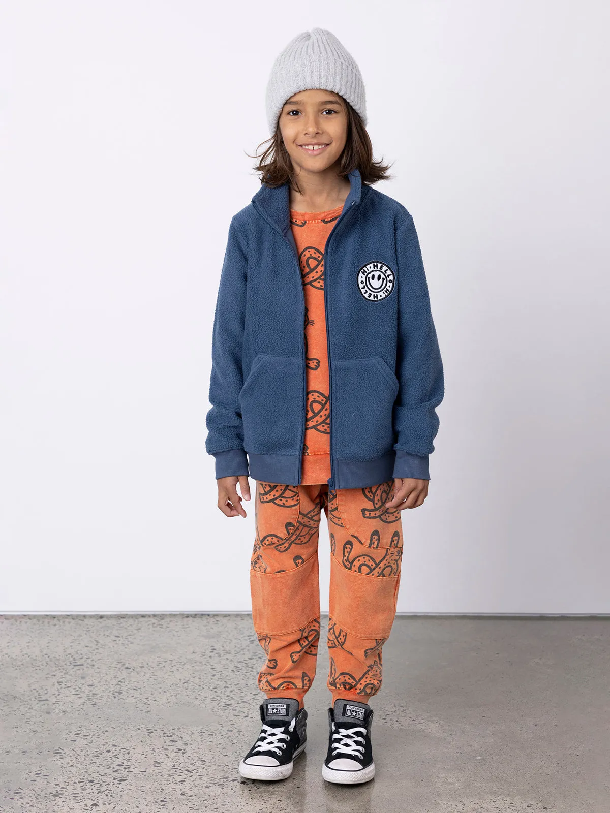 Minti Happy Teddy Zip Up