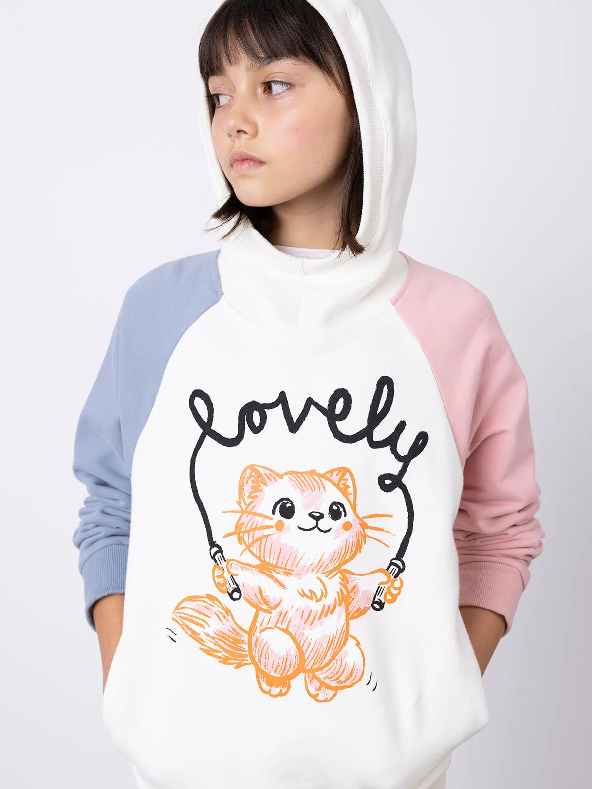 Minti Lovely Kitty Furry Hood