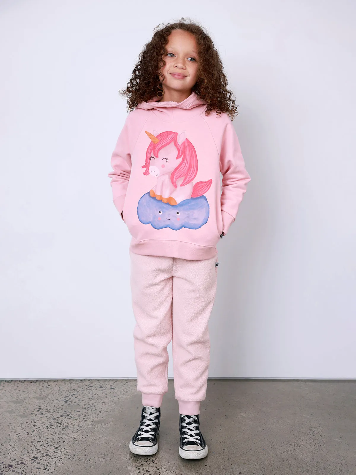 Minti Unicorn On A Cloud Furry Hood
