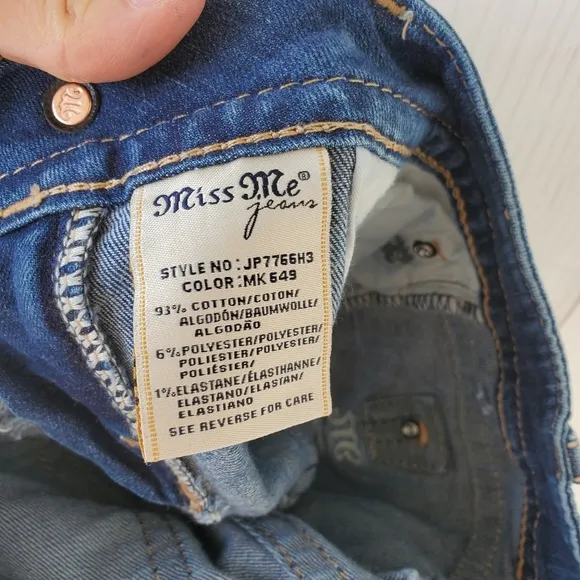 Miss Me denim stretch shorts