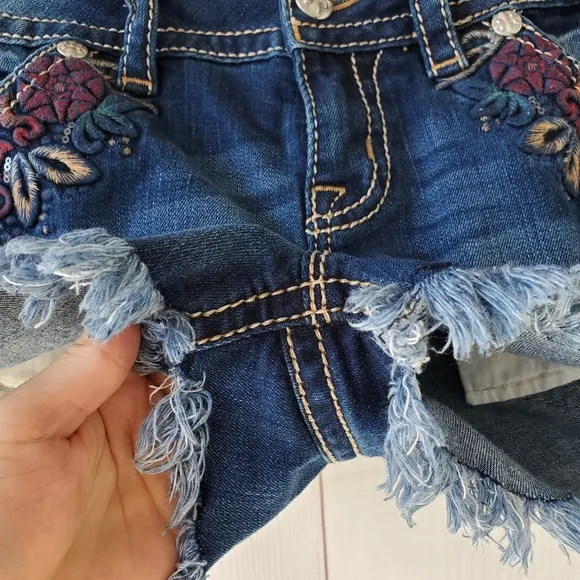 Miss Me denim stretch shorts