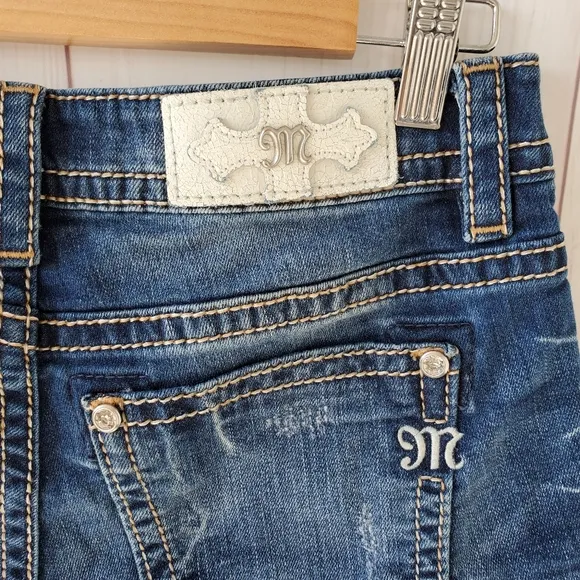 Miss Me denim stretch shorts