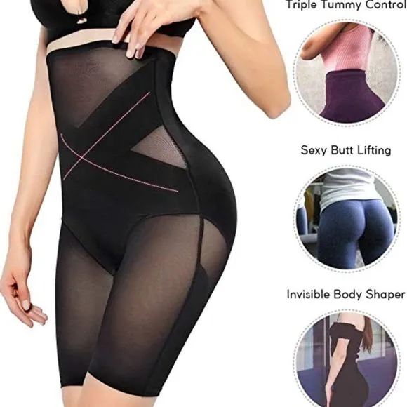MOVWIN Tummy Control Body Shaper Shorts  Thigh Slimmer Panties Shapewear