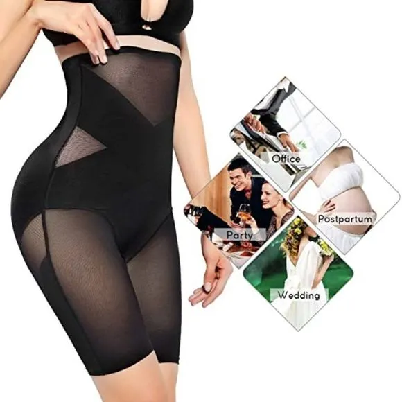 MOVWIN Tummy Control Body Shaper Shorts  Thigh Slimmer Panties Shapewear