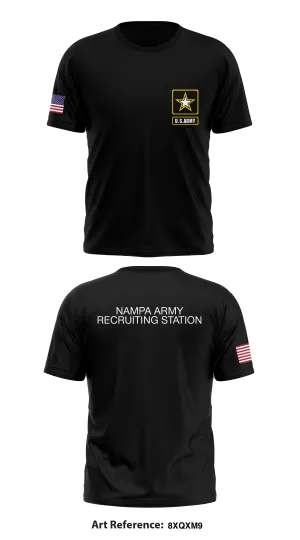 Nampa Army Recruiting Station Store 1 Core Men's SS Performance Tee - 8Xqxm9