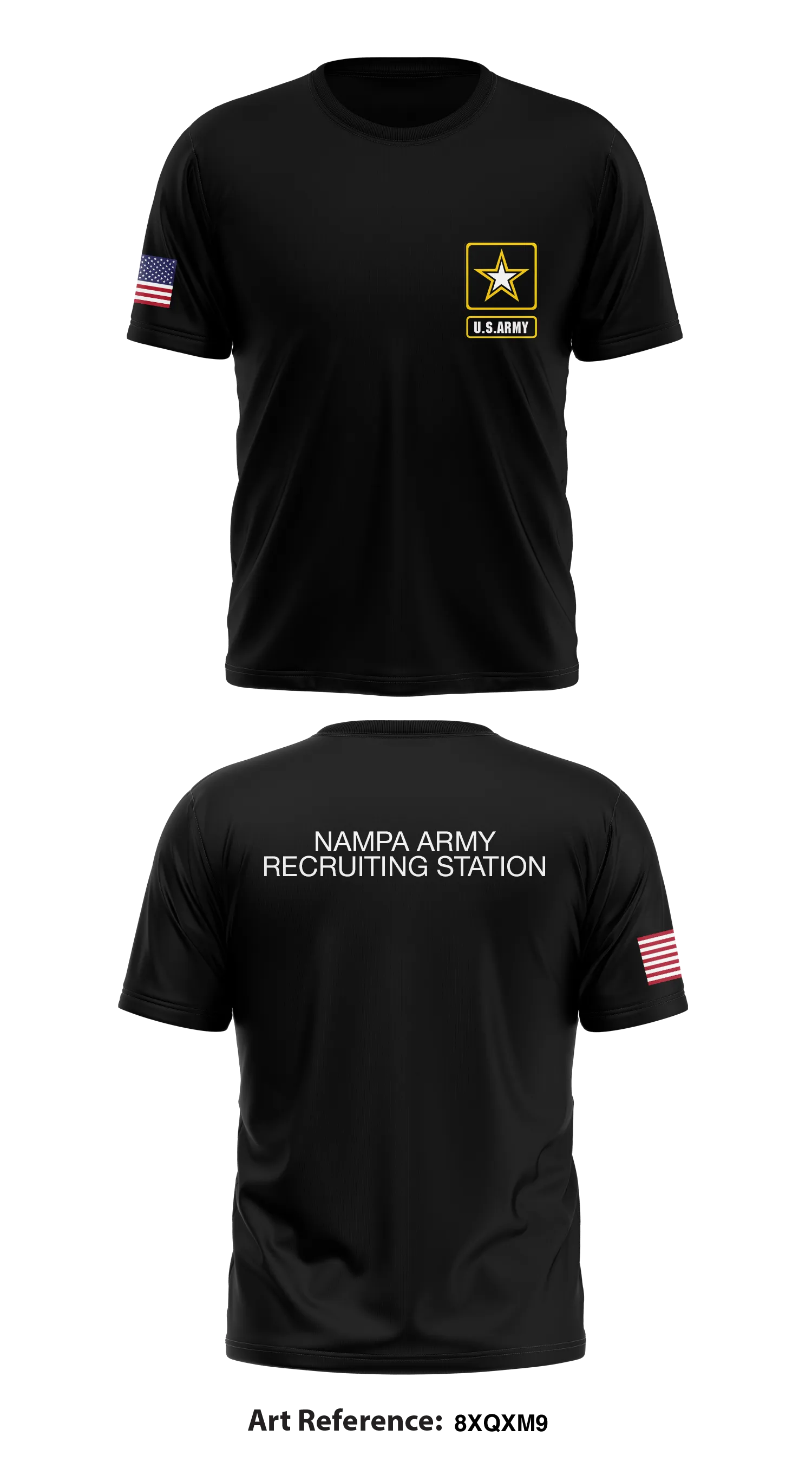 Nampa Army Recruiting Station Store 1 Core Men's SS Performance Tee - 8Xqxm9