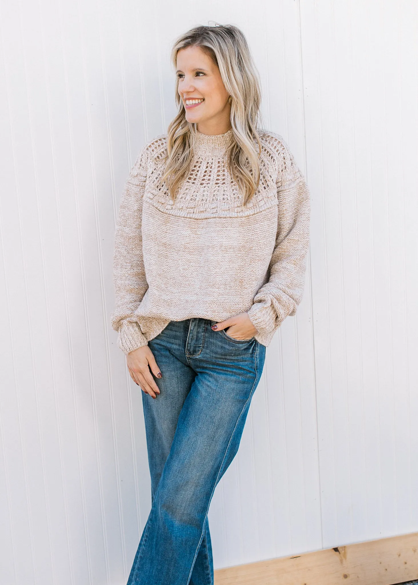 Natural Knit Sweater B