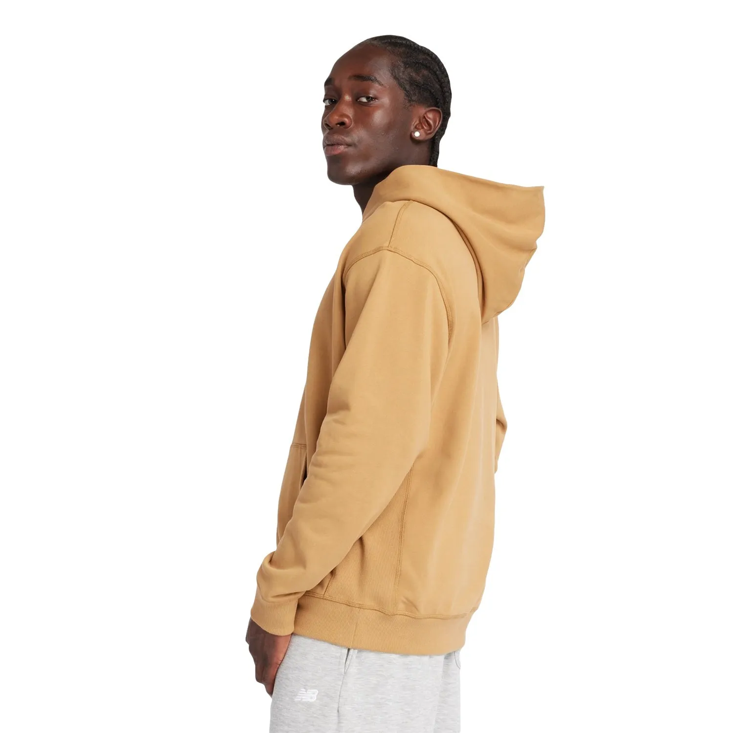 New Balance Men Athletics Terry Graphic Hoodie Great Plains MT43508-GIN