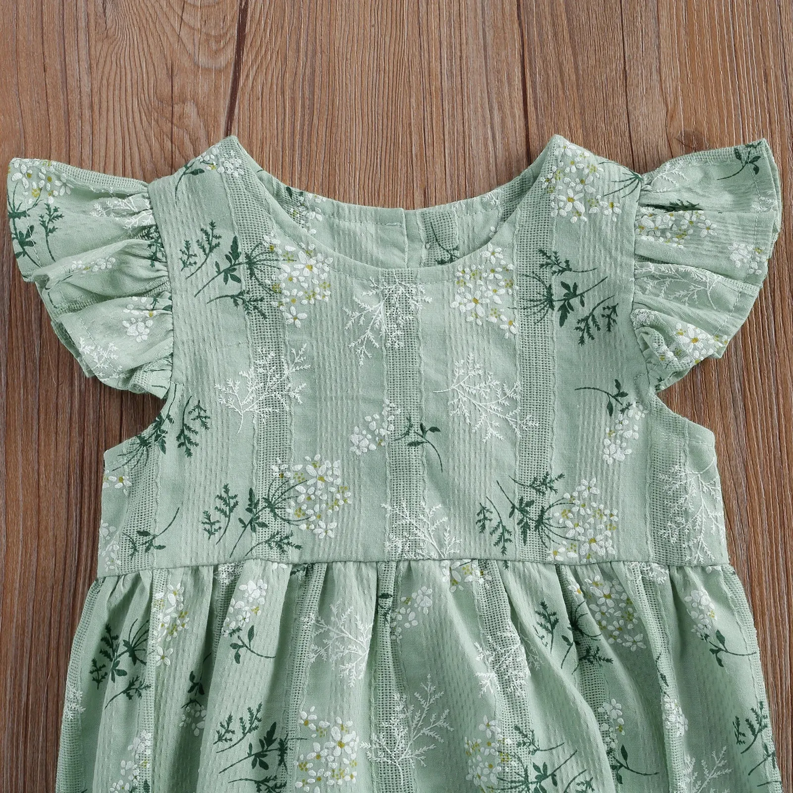 Newborn Girl Print Jumpsuits Outfit