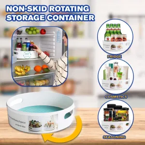 Non-Skid Rotating Storage Container