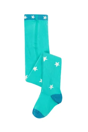Norah Tights Pacific Aqua/Stars [only 2-4 Years left]