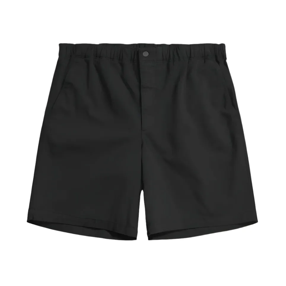 Norse Projects Ezra Relaxed Organic Stretch Twill Short Black