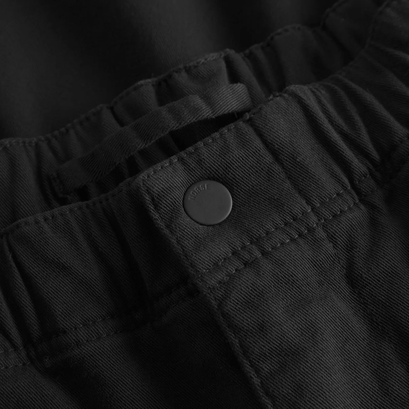 Norse Projects Ezra Relaxed Organic Stretch Twill Short Black