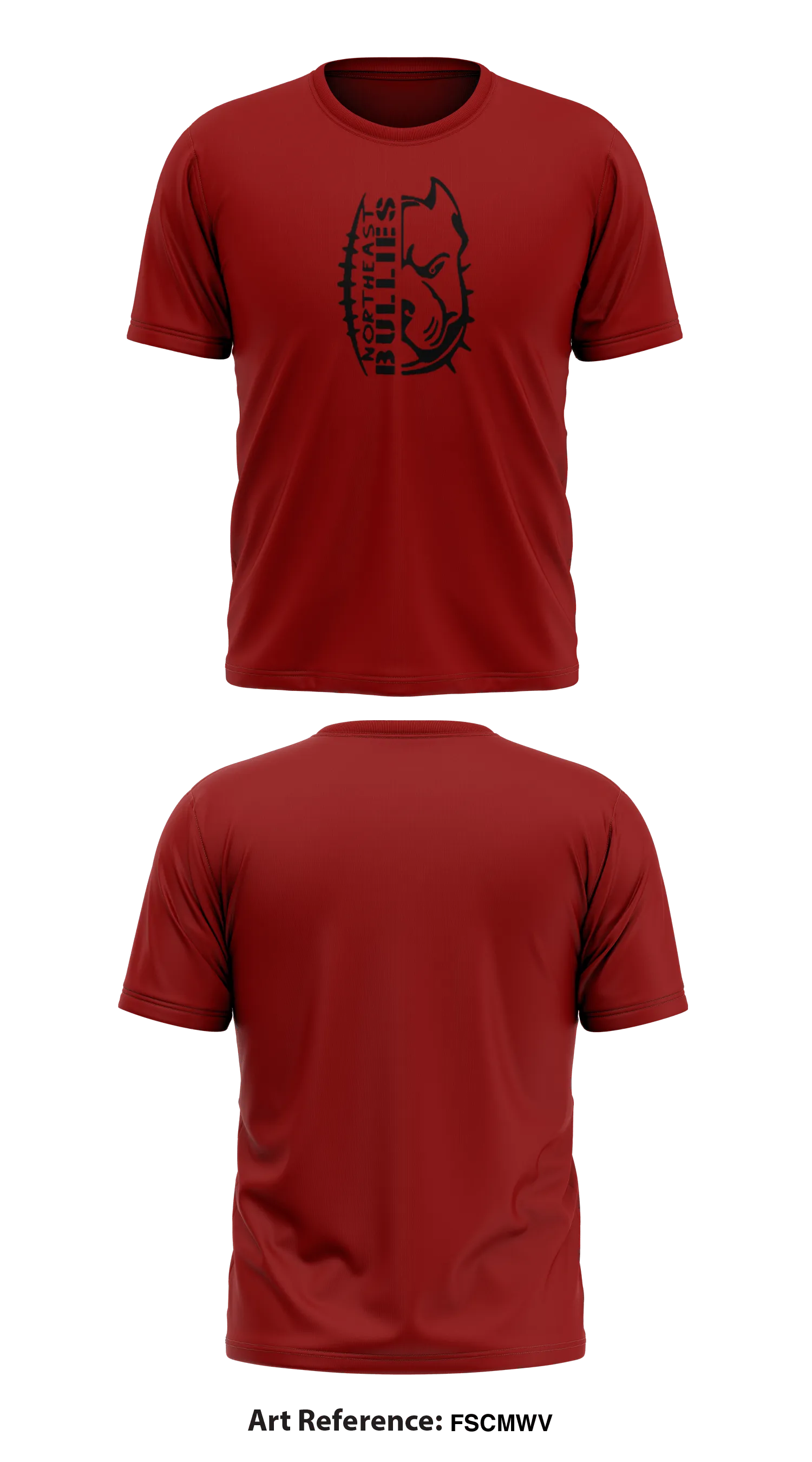 Northeast Bullies Store 1 Core Men's SS Performance Tee - FSCmWv