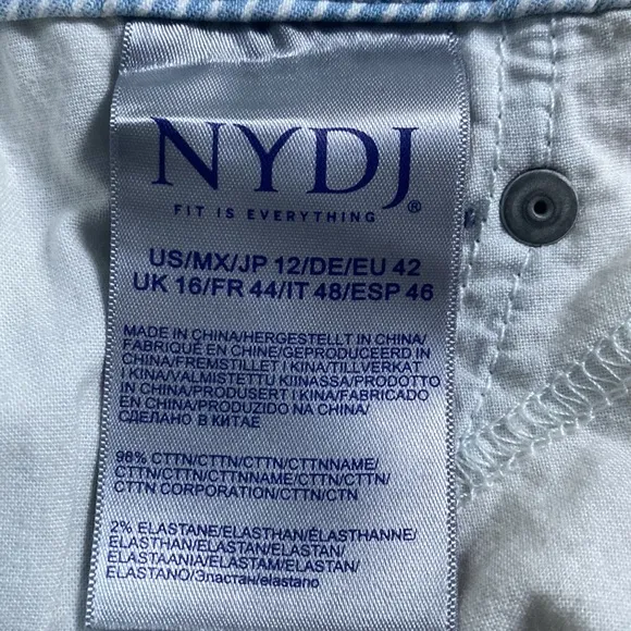 NYDJ Higher Rise Ella Short