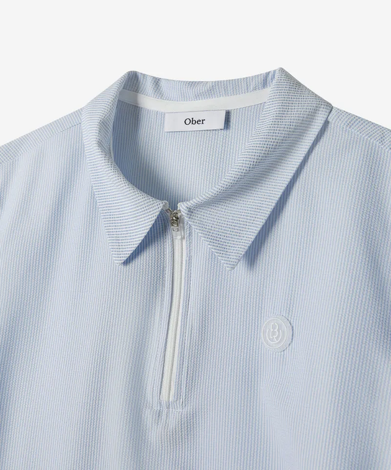 OBER Golf Stretch Combo Shirt - Striped