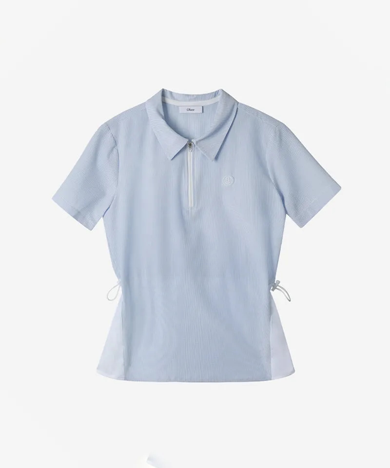 OBER Golf Stretch Combo Shirt - Striped