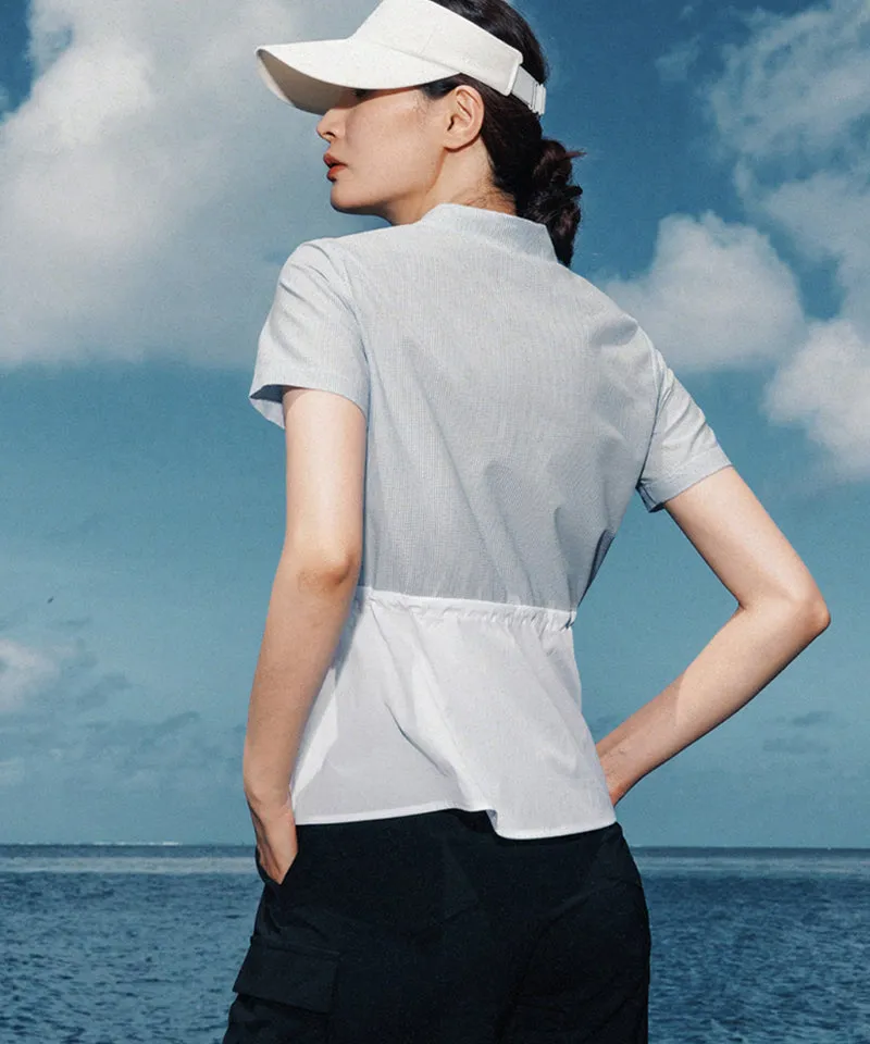 OBER Golf Stretch Combo Shirt - Striped