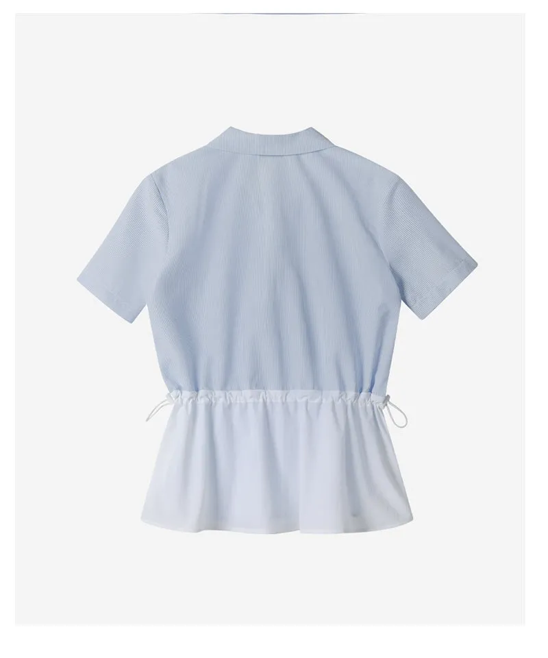 OBER Golf Stretch Combo Shirt - Striped