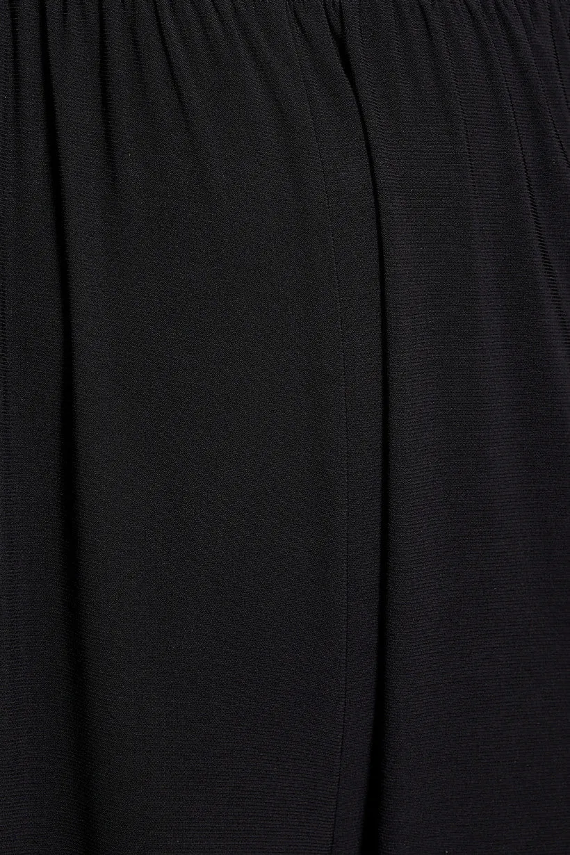 One Shoulder Black Jumpsuit