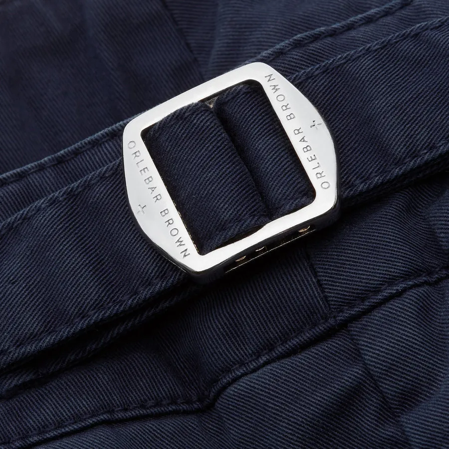Orlebar Brown - Bulldog Cotton Twill Shorts in Mid Navy