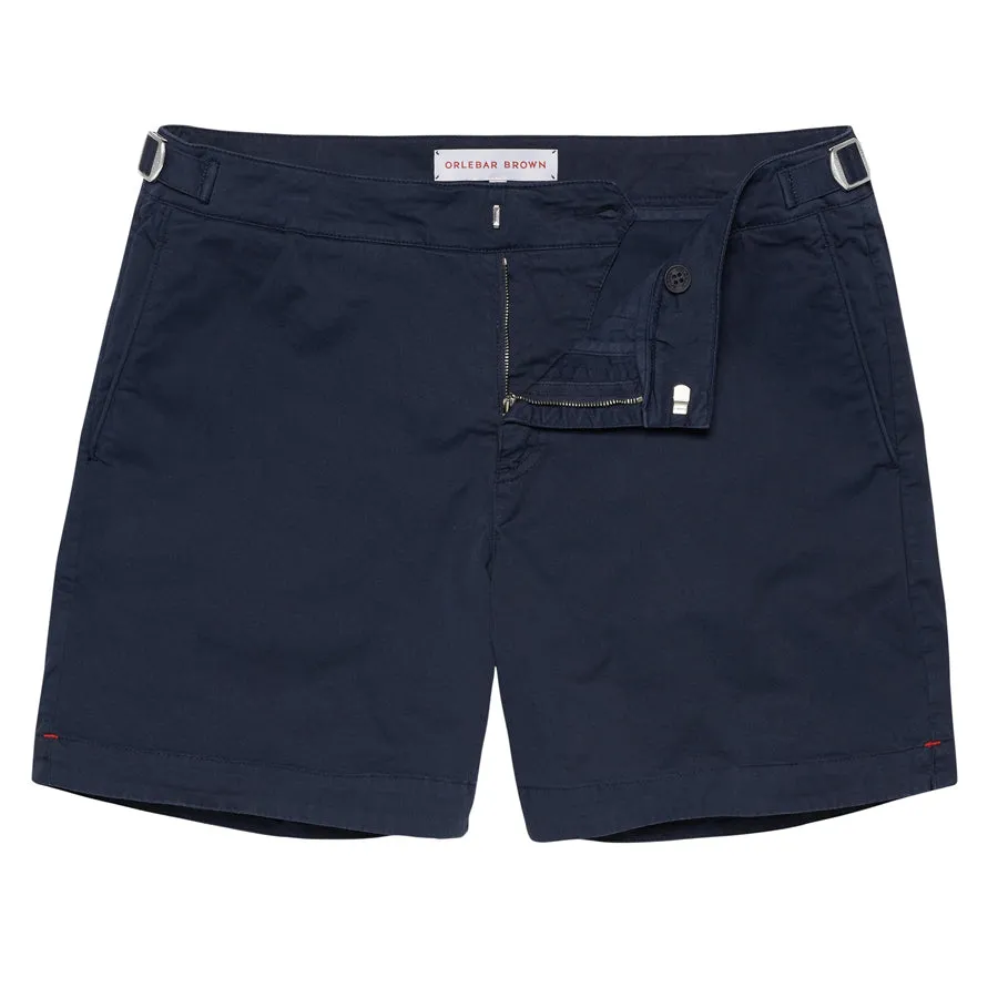 Orlebar Brown - Bulldog Cotton Twill Shorts in Mid Navy
