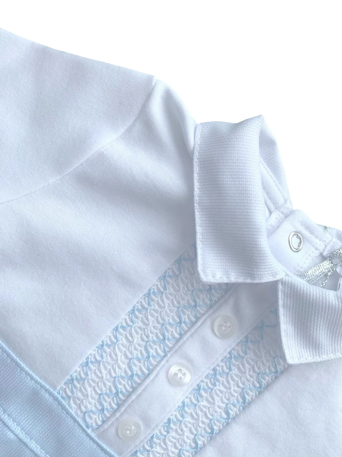 Pale Blue Cotton Playsuit