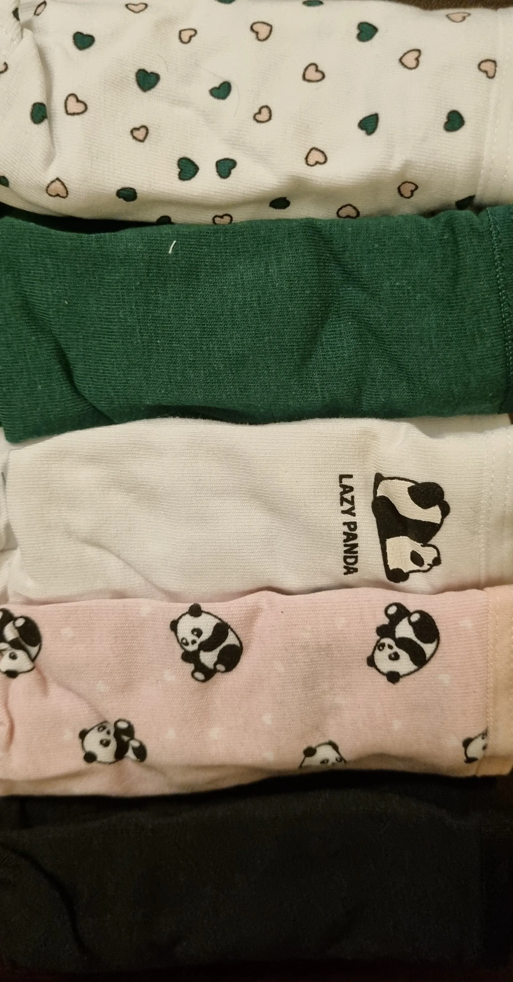 Panda Boy Shorts - Pack of 5