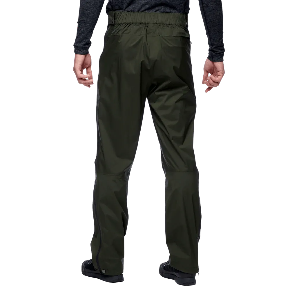Pantalons Imper-Respirants Black Diamond Stormline Stretch Full Zip Hommes
