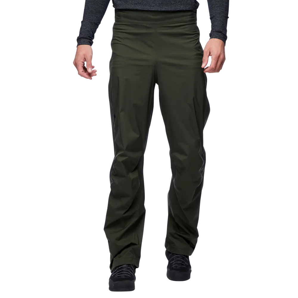 Pantalons Imper-Respirants Black Diamond Stormline Stretch Full Zip Hommes