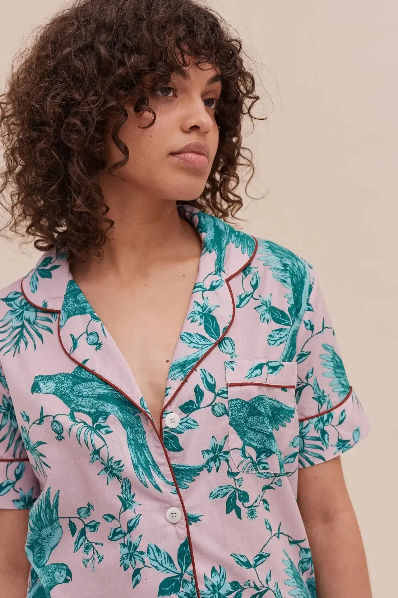 Parrot Short Sleeve PJ Set