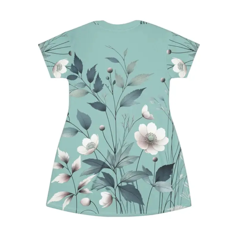 Pastel Paradise Print Shirt Dress Inspires Comfort