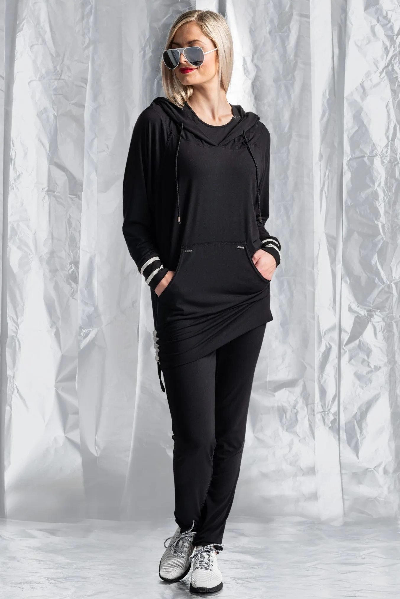PAULA RYAN RELAXED Slim Leg Long Weekend Pant - Cashmere Modal