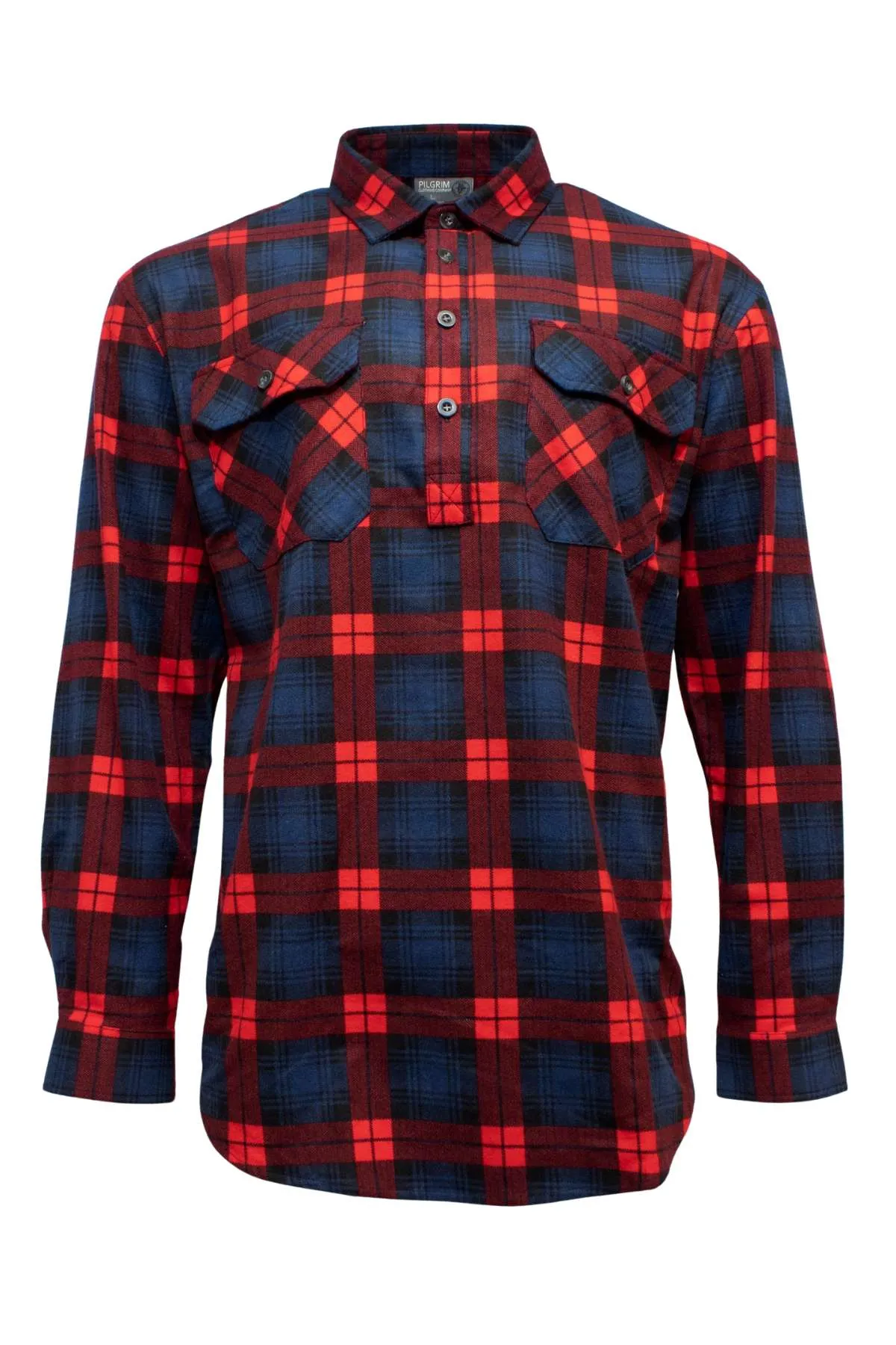 Pilgrim Closed Front Flannelette Shirt - S-2XL