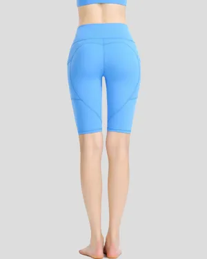 Pocket Nylon Biker Shorts 10"