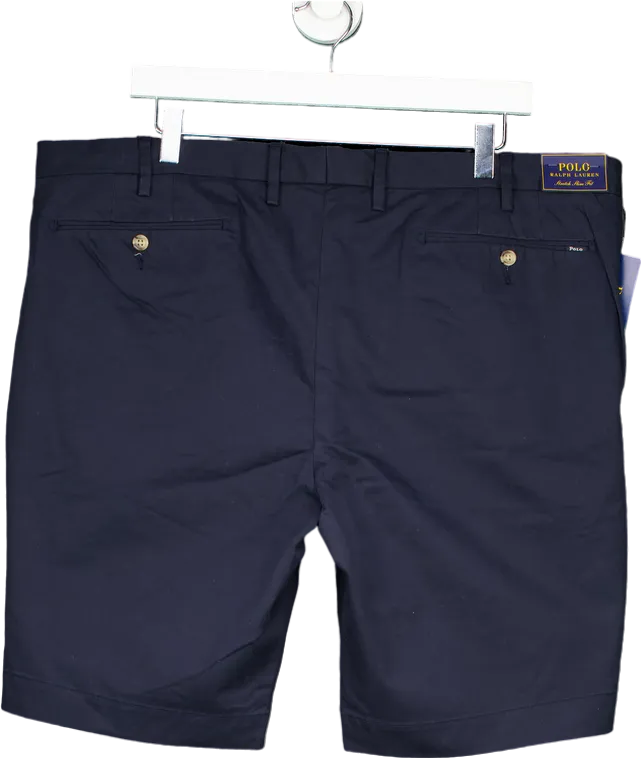 Polo Ralph Lauren Navy Stretch Slim Fit Shorts W40