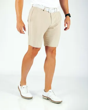 Primo Light Khaki Golf Shorts