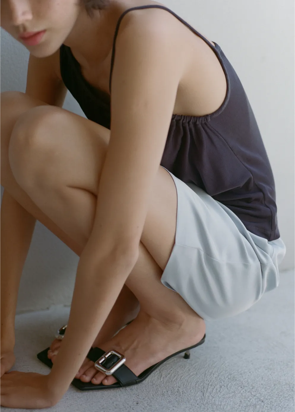 Reach Satin Mini Skirt