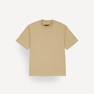 Relaxed Crewneck Tee - Pale Khaki