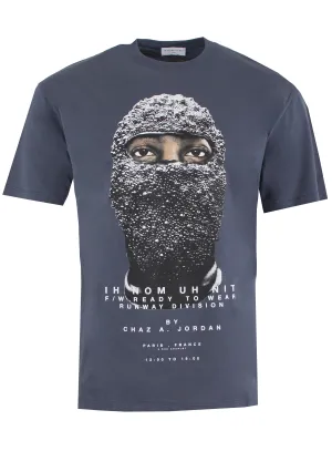 Relaxed Fit T-Shirt Black Mask   Lim.Ed Quote on Back