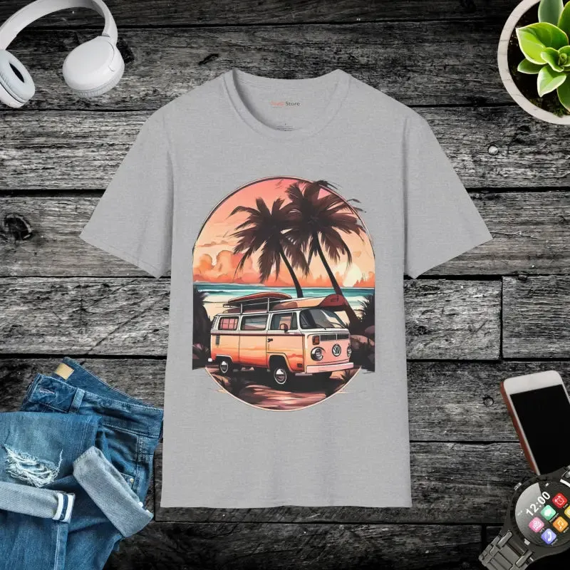 Retro Roadtrip Vibes Unisex Tee for Timeless Style