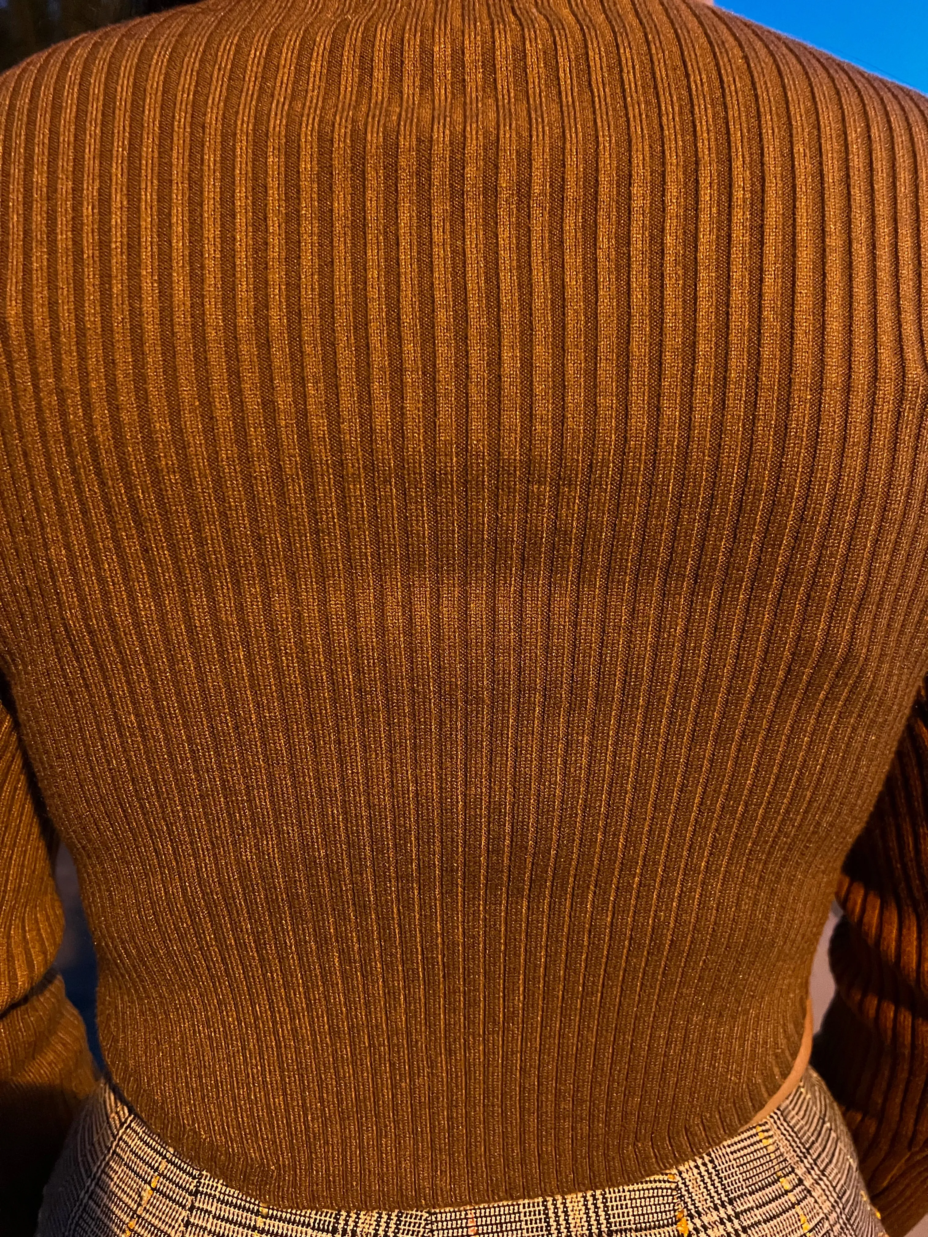 Ribbed Crop Sweater