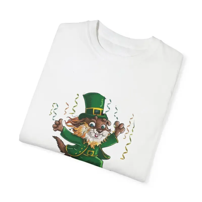 Rockin Animal Leprechaun St Patricks Day Tee