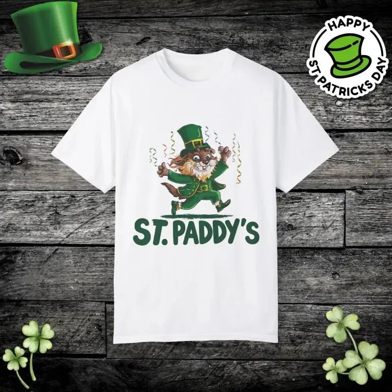 Rockin Animal Leprechaun St Patricks Day Tee