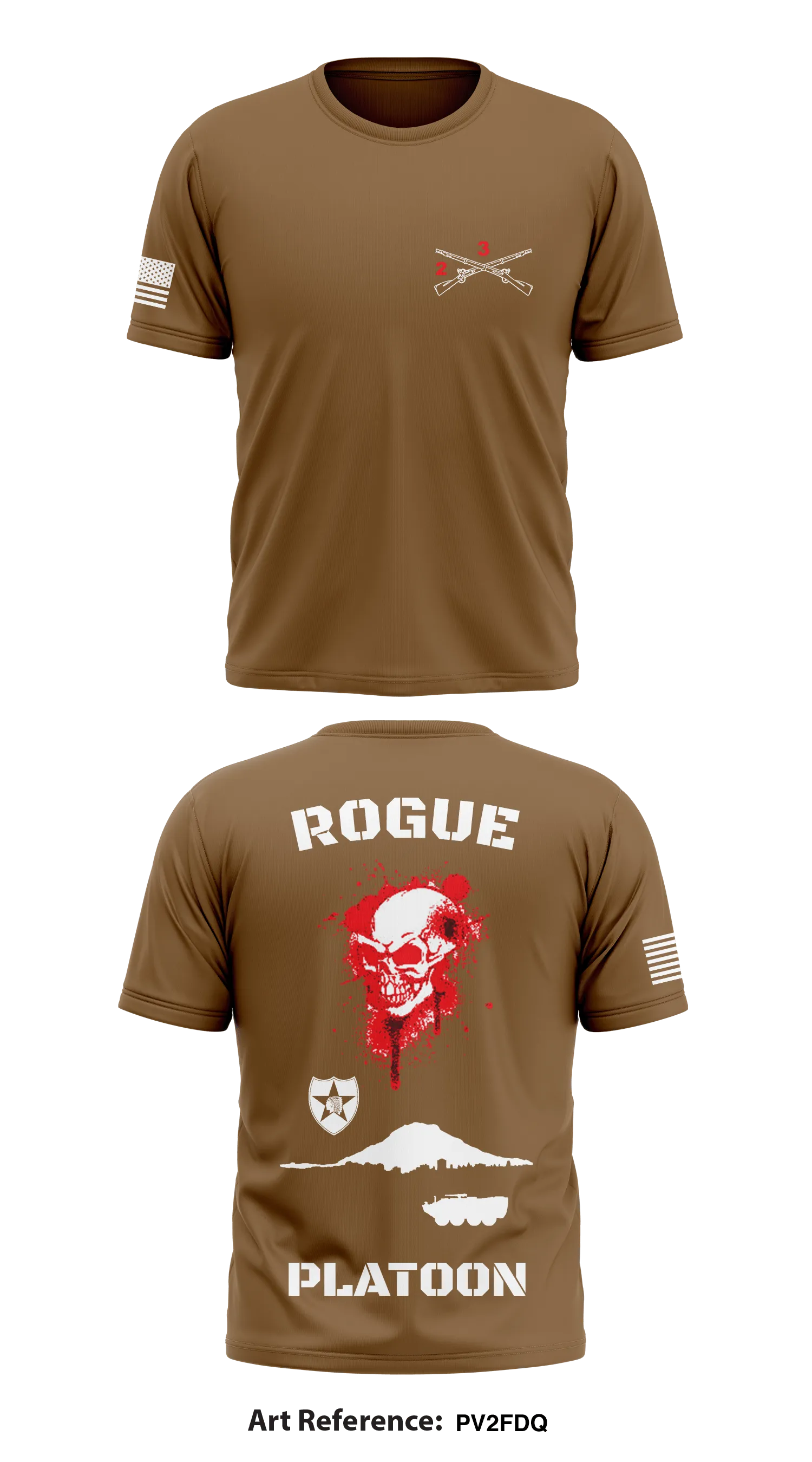 Rogue Platoon Store 1 Core Men's SS Performance Tee - PV2Fdq