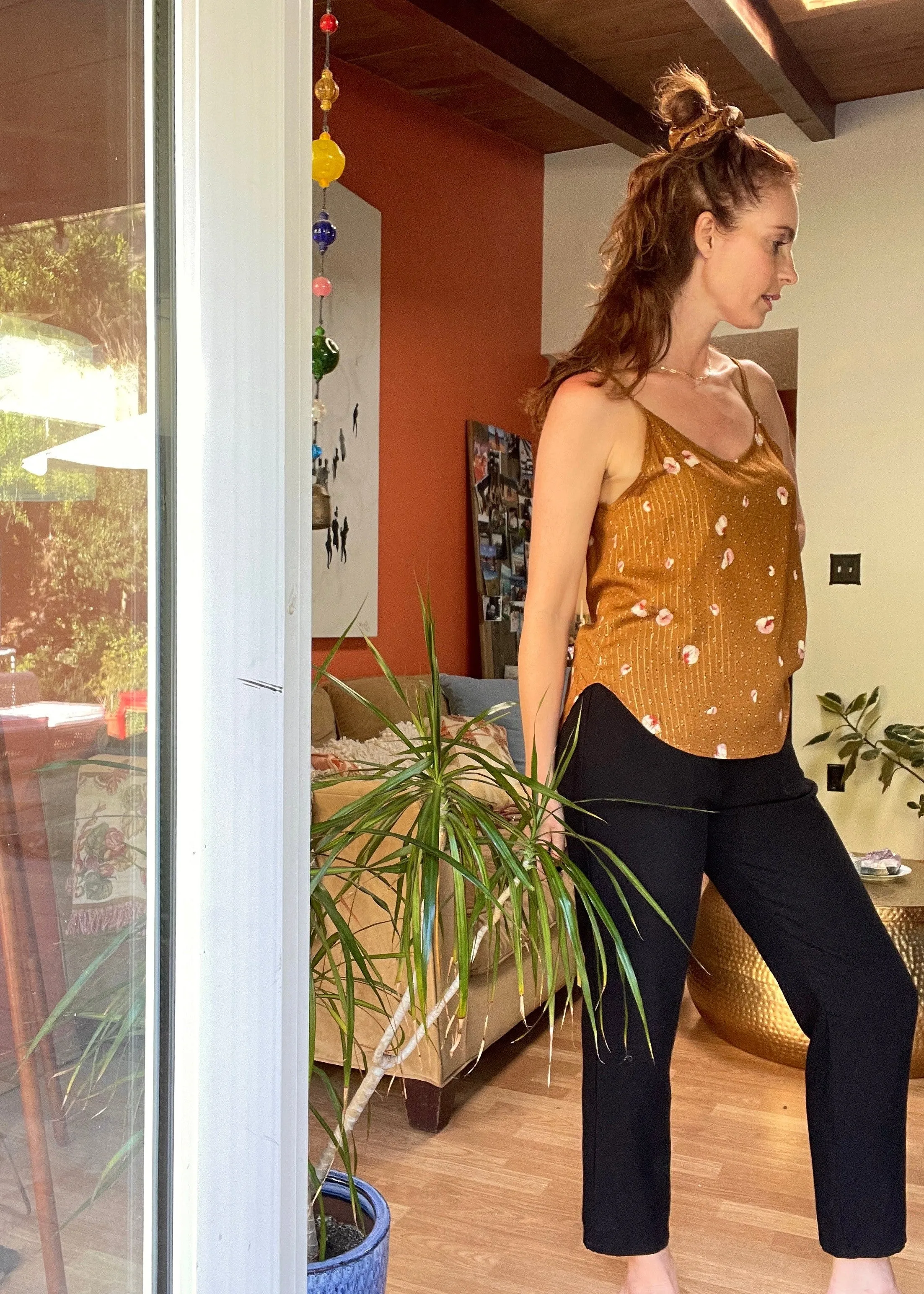 Rosie Tank in Golden Chestnut