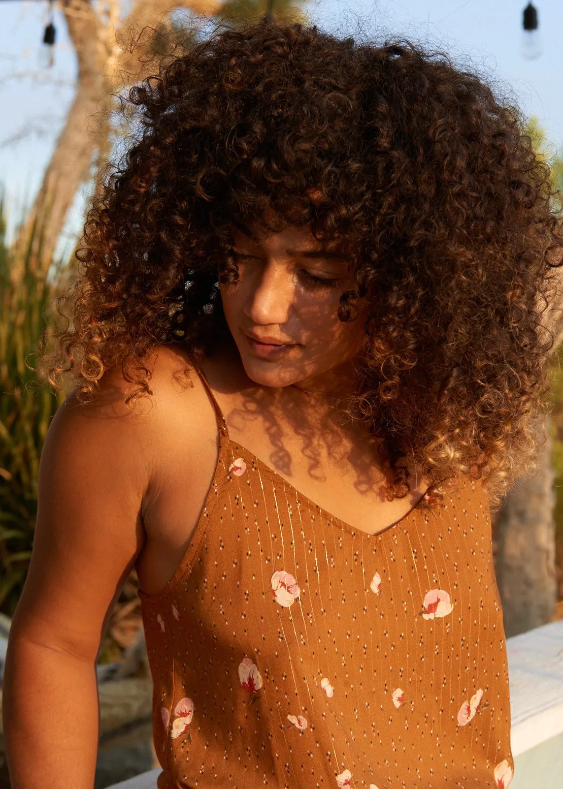 Rosie Tank in Golden Chestnut