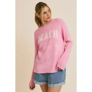 Round Neck Beach Sweater