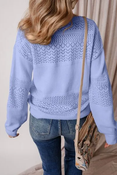 Ruby™ | Breezy Open-Knit Sweater