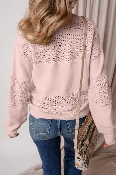 Ruby™ | Breezy Open-Knit Sweater
